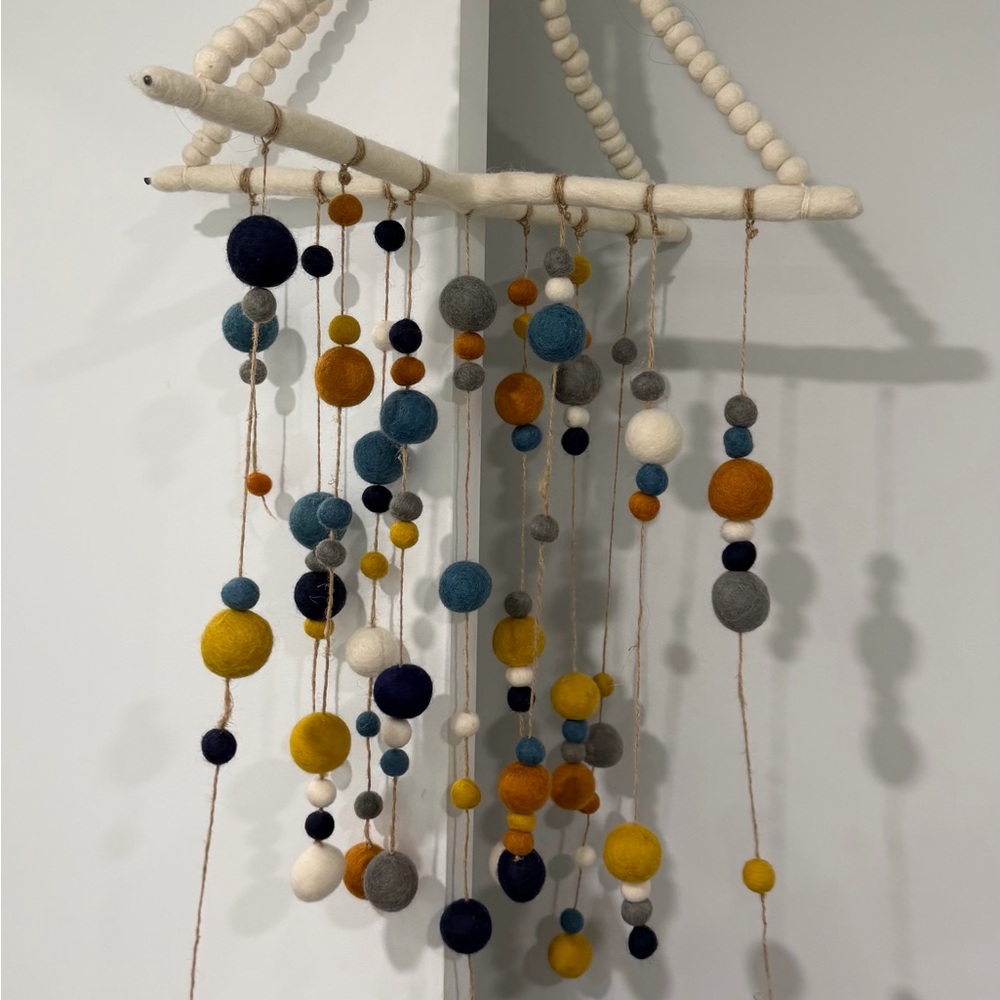 Pottery Barn Kids Felt Ball Baby Mobile